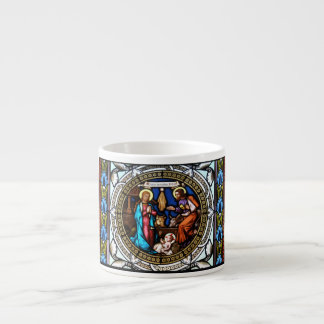 Mehrerau Collegiumskapelle Chapel Window Nativity Espresso Cup