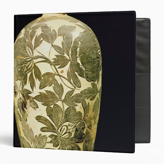 Mei P'ing vase with a black floral decoration Binder (Front/Inside)