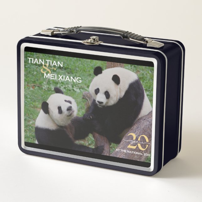 Mei Xiang and Tian Tian 20th Anniversary Lunchbox (Front)