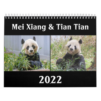 Mei Xiang & Tian Tian 2022 Calendar