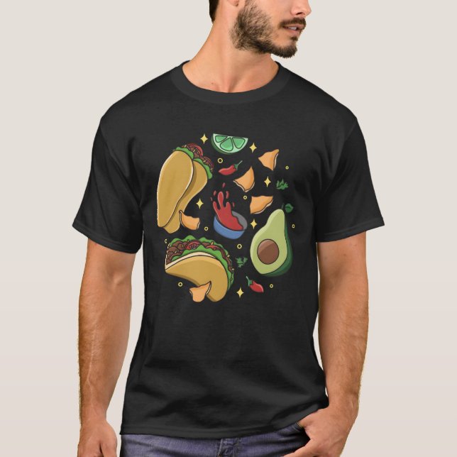 Meican Food retro T-Shirt (Front)