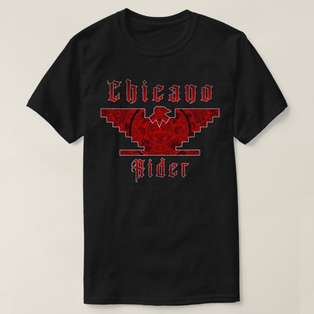 Meico Mens Huelga Bird Flag Chicano Rider Farmer b T-Shirt (Design Front)