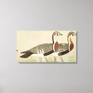 Meidum geese, from the Tomb of Nefermaat and Canvas Print