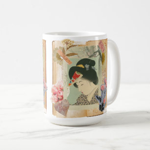 Meiji Era Beauty: Ukiyo-e – Traditional Japanese Coffee Mug