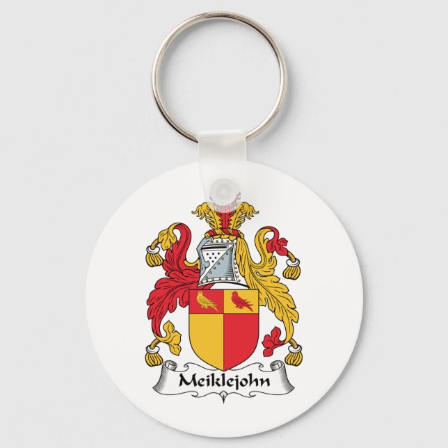 Meiklejohn Family Crest Keychain (Front)