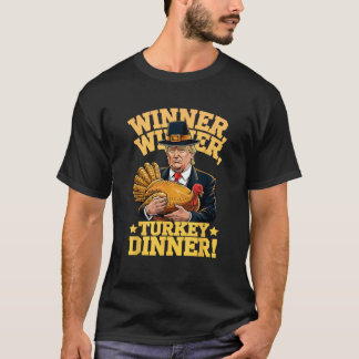 MEILAN Unisex Adults Humour Funny Trump Winner Win T-Shirt