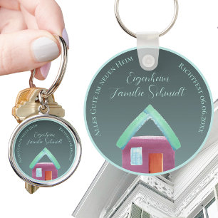 Meilenstein Geschenk Richtfest Bauherr Keychain