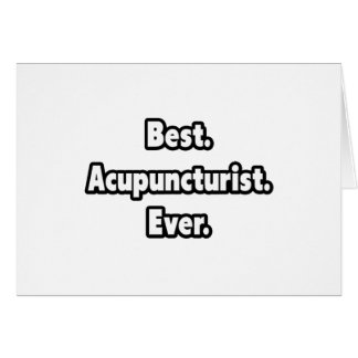 Meilleur. Acupuncturiste. Jamais.