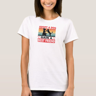 Meilleur ami chien T-shirt – Parfait pour les amat