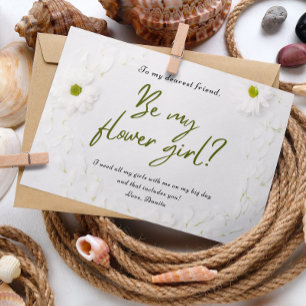 Meilleur Ami Mariage Flower Invitation Card