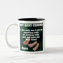 Meilleur Ami Personnalisé Café Mug
