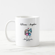 Meilleur Ami Personnalisé Forever Mug - Custom Nam