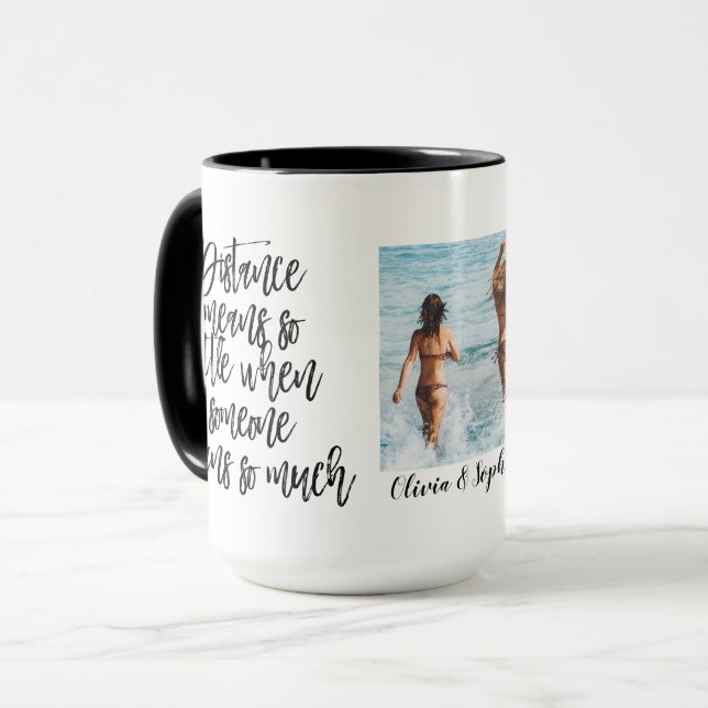 Meilleur ami personnalisé FPS de Mug Distance (Devant gauche)