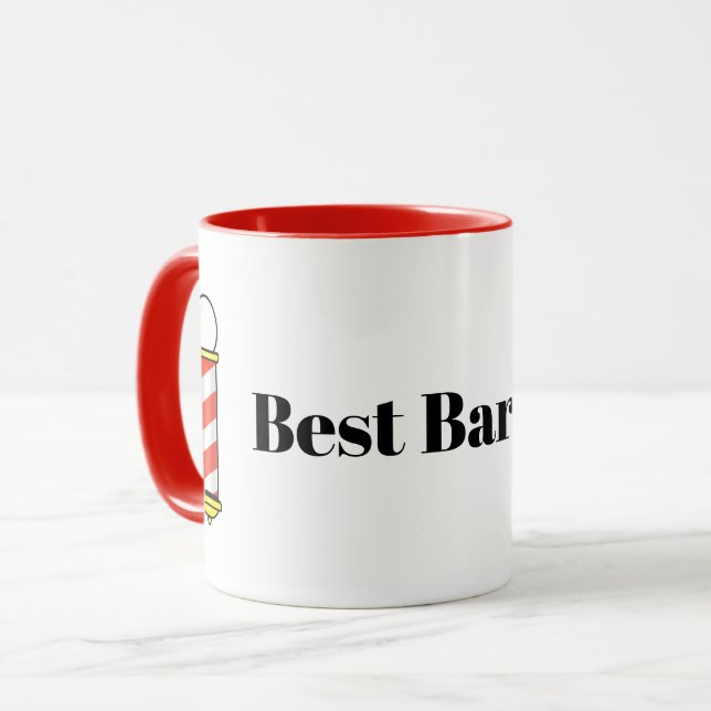 Meilleur Barber Mug (Devant gauche)