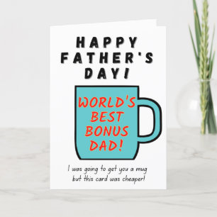 Meilleur Bonus Papa - Carte Fête des pères