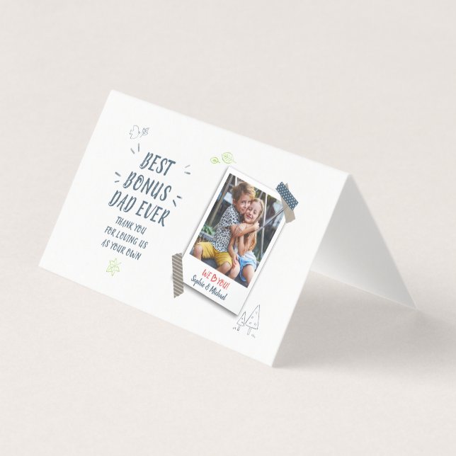 Meilleur Bonus Papa Jamais Fête des pères Enfants  (Front)