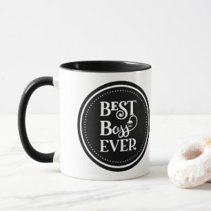 Meilleur Boss Jamais Mug De Café À Deux Tons