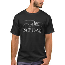 Meilleur cadeau de t-shirt de chat papa propriétai