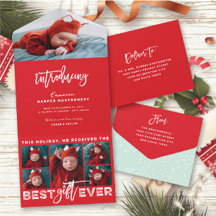 Meilleur cadeau Ever 6 photo Faire-part de naissan