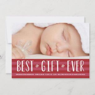 Meilleur cadeau   Faire-part de naissance de vacan