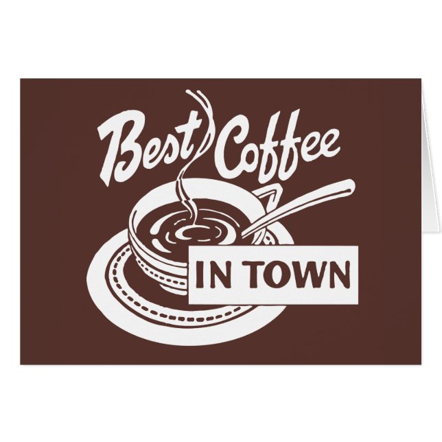 ❝ meilleur café en ville ❞ (Devant horizontal)