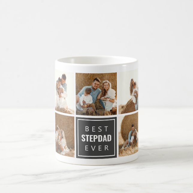 Meilleur café Stepdad Jamais Mug (Centre)