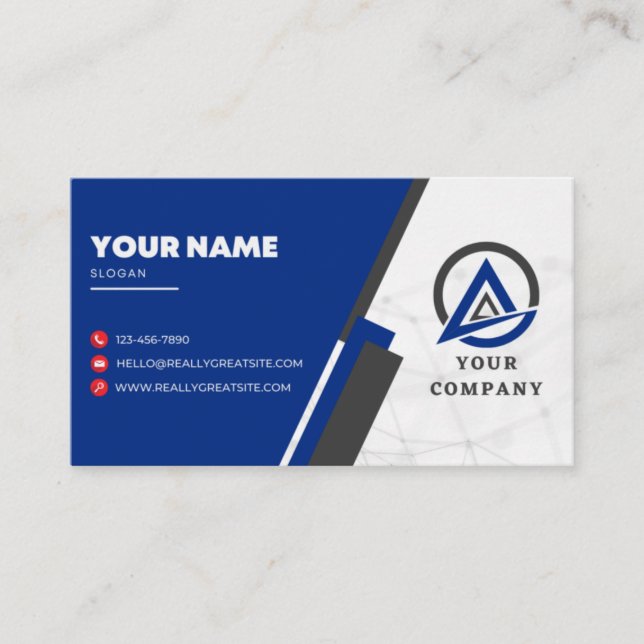 Meilleur Carte de visite de design professionnel (Devant)