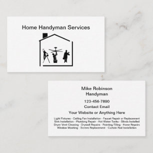 Meilleur Carte de visite Handyman simple