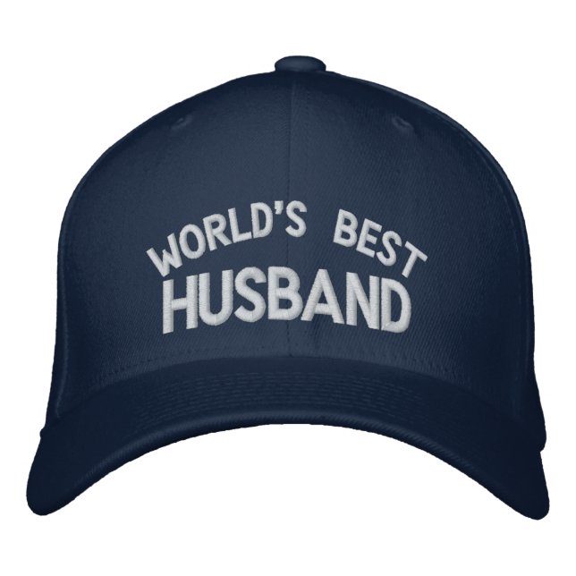Meilleur Casquette brodé du monde pour mari (Devant)