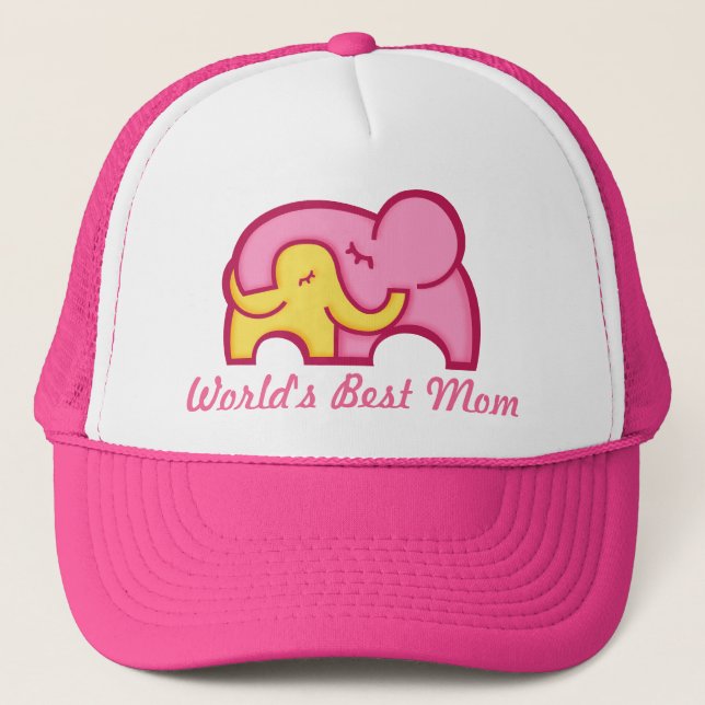 Meilleur casquette de câlin maman du monde (Devant)