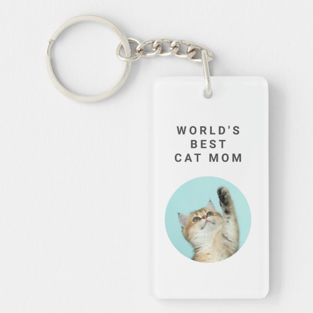 Meilleur Chat Mondial Maman Personnalisée Drôle 2  (Devant)