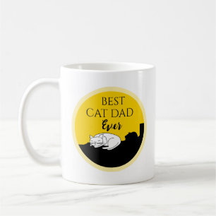 Meilleur Chat Papa Jamais Personnalisé Mug