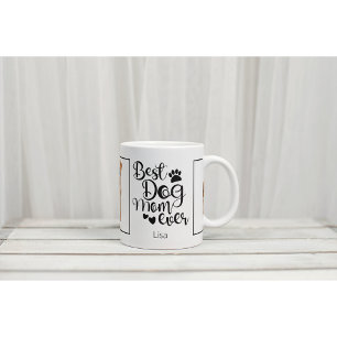 Meilleur Chien Maman Jamais Photo Café Mug