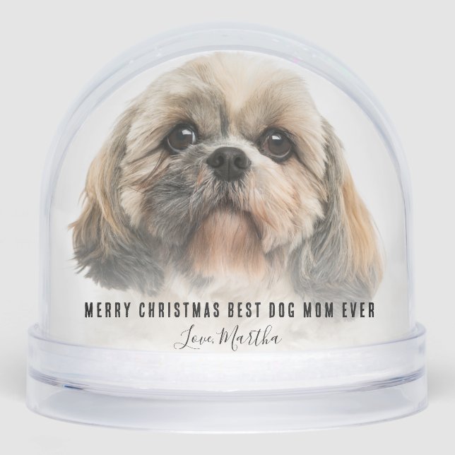 Meilleur chien Maman Joyeux Noël Animaux de compag (Avant)