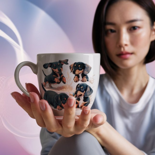 "Meilleur chien maman/papa jamais" cadeau Mug pers (Dachshund best mom ever customizable gift )