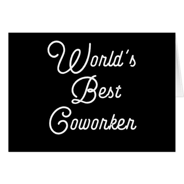 Meilleur collègue au monde (Devant horizontal)