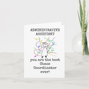 Meilleur Coordinateur Chaos, Carte Admin Assistant