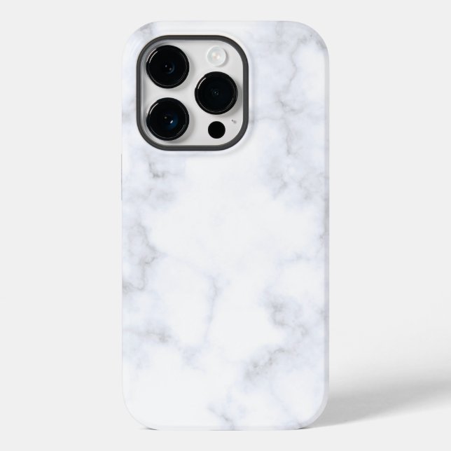 Meilleur Coque en marbre noir-Mate iPhone 14 Pro C (Verso)