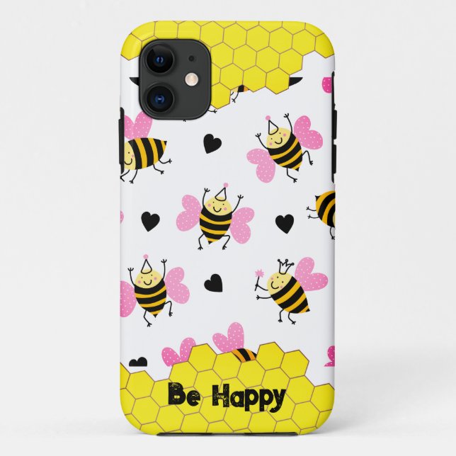 Meilleur coque iphone d'abeilles (Dos)