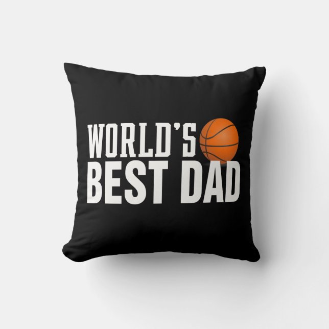 Meilleur Coussin de basket-ball de typographie pap (Recto)