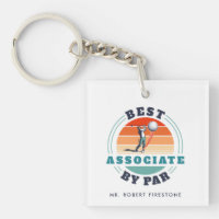 Meilleur Coworker Par Par Personnalisé Retro Golf