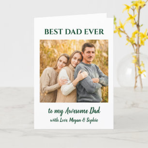 Meilleur DAD jamais   HEUREUSE carte d'anniversair