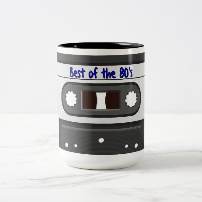 Meilleur De La Mug De Bande De Mix Rétro Des Année (Centre)