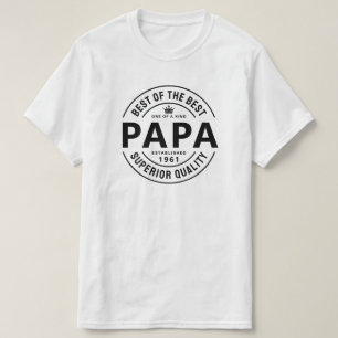 Meilleur des Meilleurs T-Shirt Papa de Qualité Sup