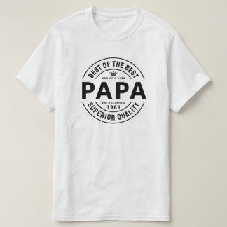 Meilleur des Meilleurs T-Shirt Papa de Qualité Sup