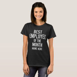 MEILLEUR EMPLOYÉ DU MOIS PERSONNALISER T-Shirt
