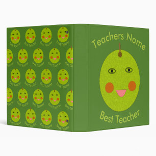 Meilleur enseignant Happy Apple Classeur personnal