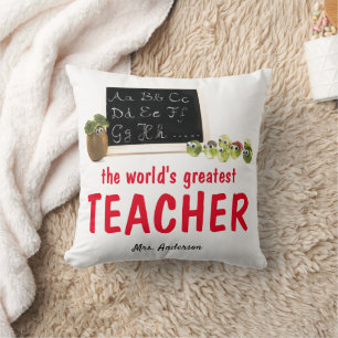Meilleur enseignant jamais coussin