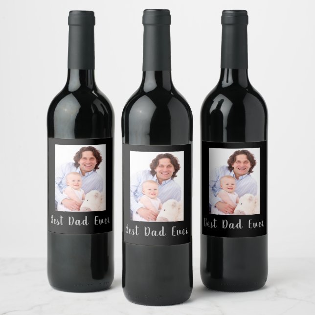 Meilleur Étiquette de vin Papa Ever (Bouteilles)