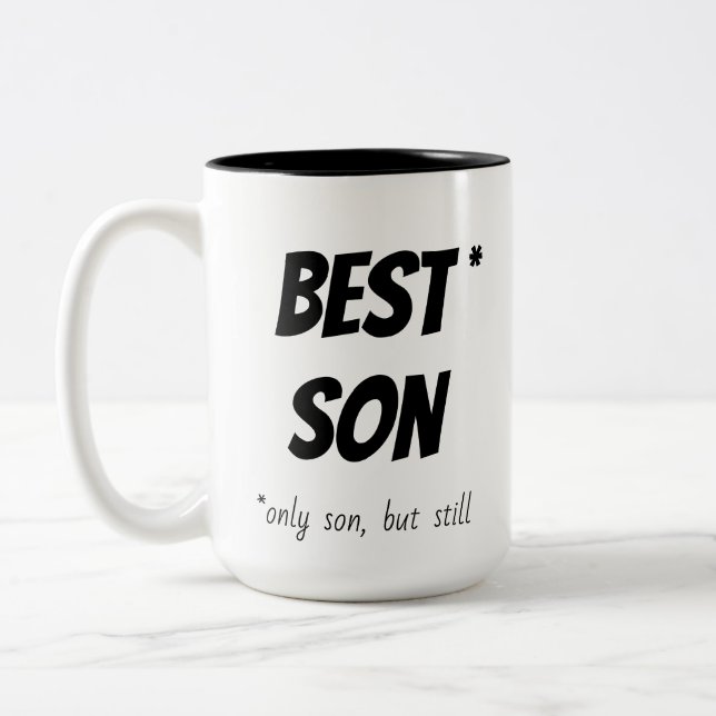 Meilleur Fils Fils Humour Mug (Gauche)